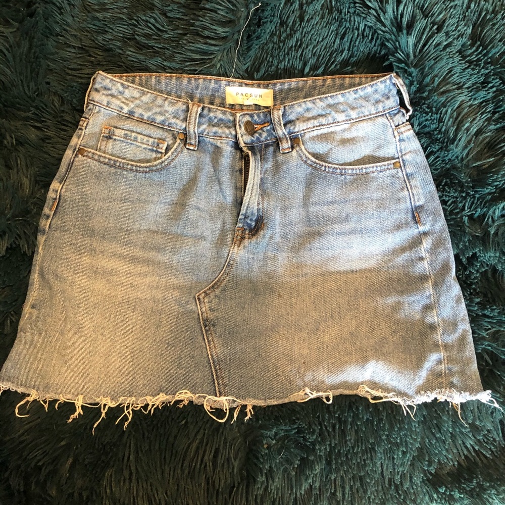 Pacsun Denim Skirt Lightly Worn
